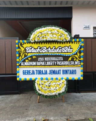 Papan Bunga Duka di Tegalroso